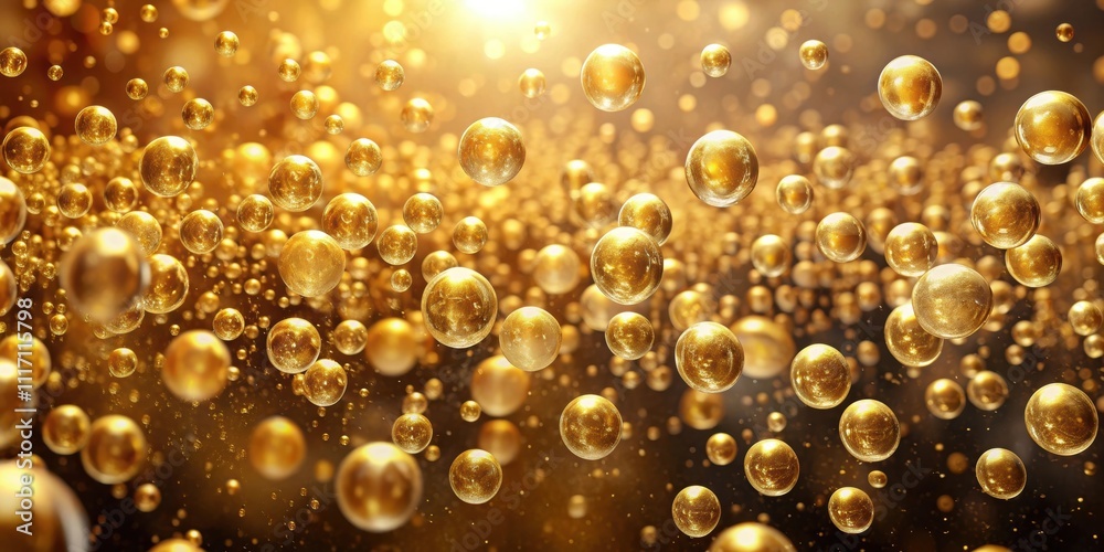 Golden bubbles floating in a sparkling champagne background, celebration, bubbles, luxury, festive, elegant, gold, glamour Golden bubbles floating in a sparkling champagne background, celebration, bubbles, luxury, festive, elegant, gold, glamour