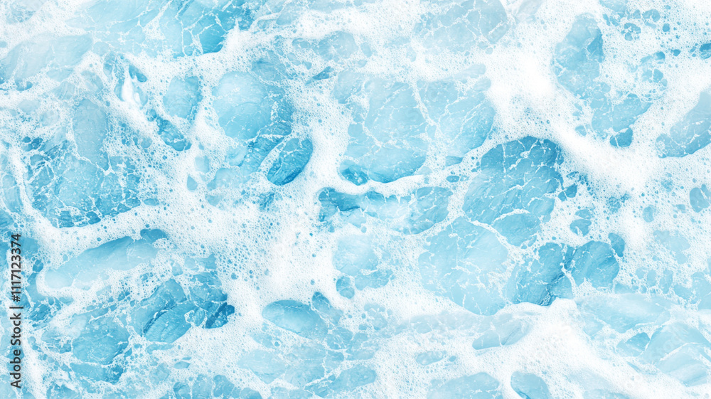 Obraz premium serene light blue background with gentle water ripples evokes tranquility