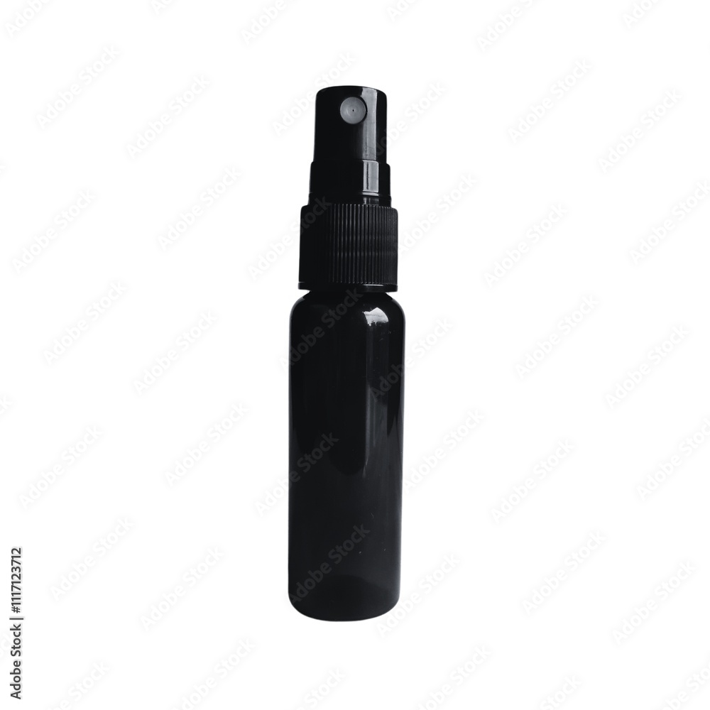 plastic bottle spray isolated on a white background