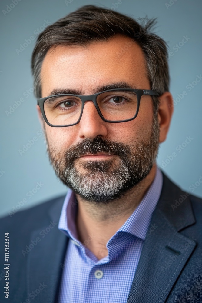 Businessman with glasses and beard Businessman with glasses and beard
