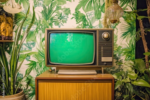 old tv set
