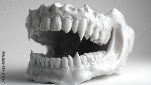 Wallpaper Mural Close up happy open mouth on perspective . Torontodigital.ca