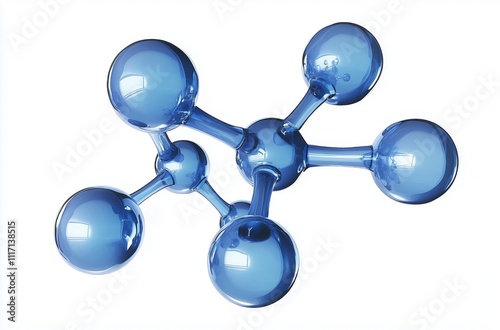 molecule 3d render
