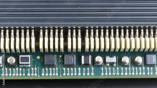 Circuit components meticulously arranged on a development board, showcasing innovation and precision in electronic engineering, where every element plays a crucial role in creating functional technolo