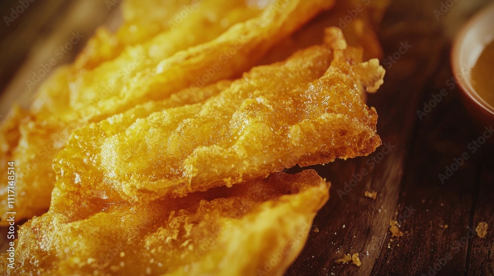 Crispy Golden Fried Spring Rolls Close up High Resolution Food Photo