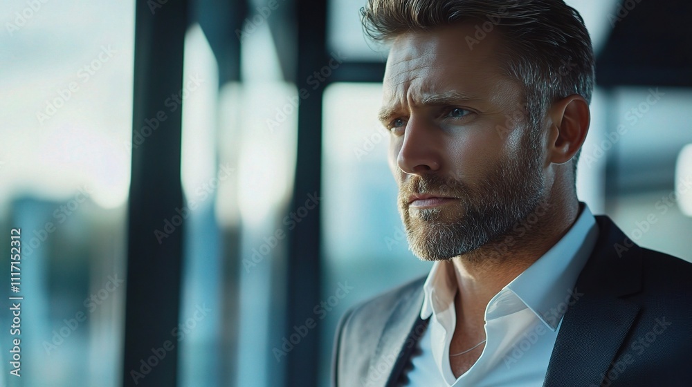 Professional Businessman in Creative Meeting Setting Professional Businessman in Creative Meeting Setting