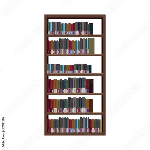 shelves with books