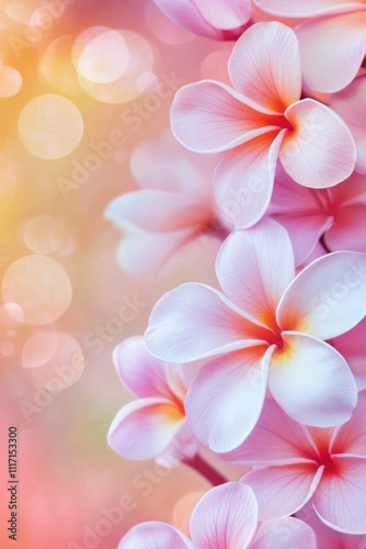 Pink flower bouquet close-up