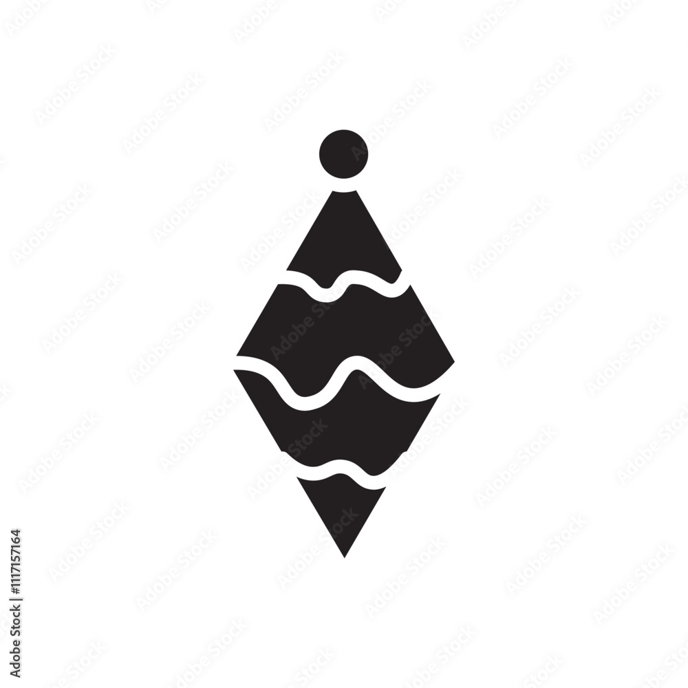 christmas ornament Glyph
