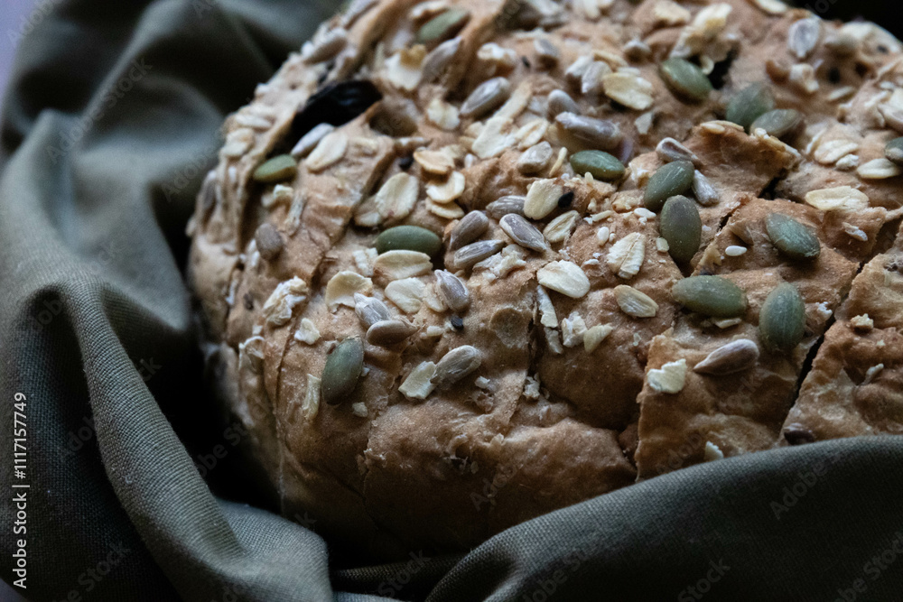 Healthy Food Concept, Whole grains bread Healthy Food Concept, Whole grains bread