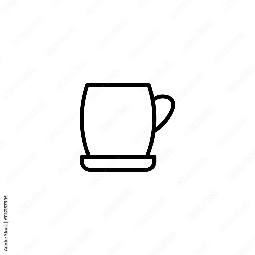 coffee cup line icon coffee cup line icon