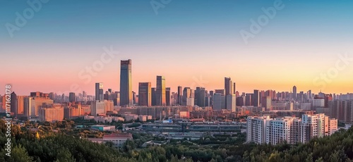 city sunset
