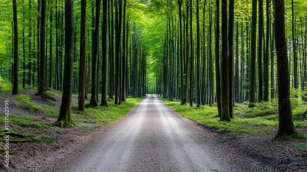 A serene forest pathway surrounded by lush green trees and vibrant foliage. A serene forest pathway surrounded by lush green trees and vibrant foliage.