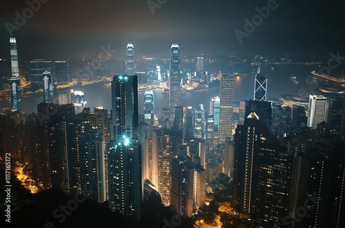 city at night
