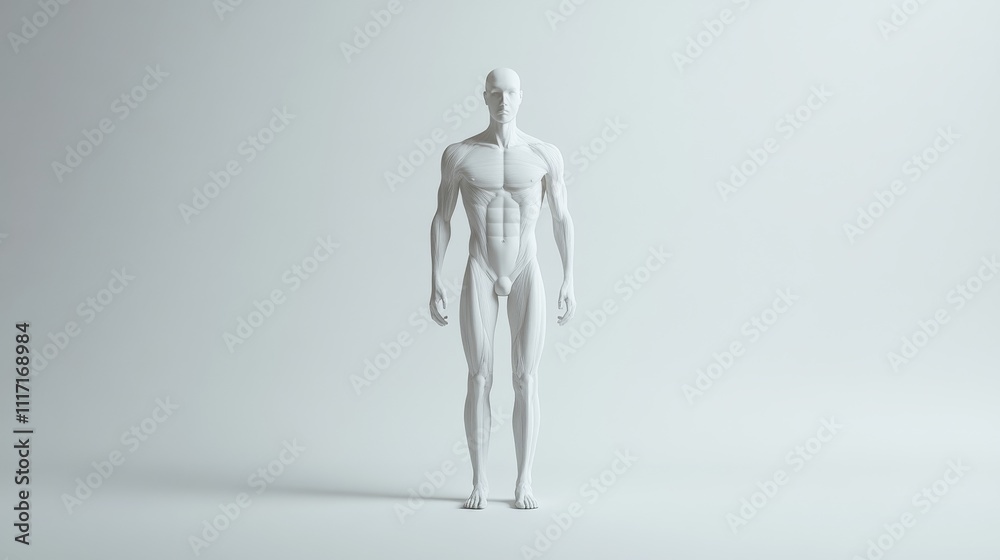 Minimalistic human figure for art reference. Minimalistic human figure for art reference.