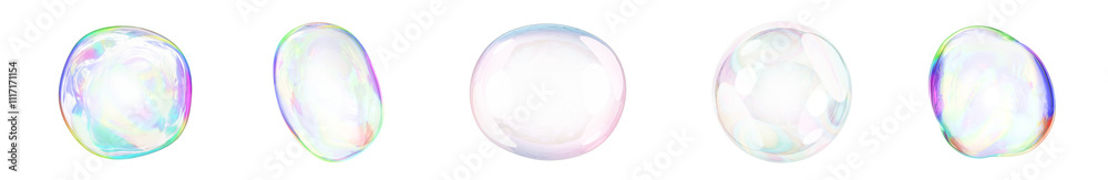 PNG Holographic bubble shape transparent set on transparent background PNG Holographic bubble shape transparent set on transparent background