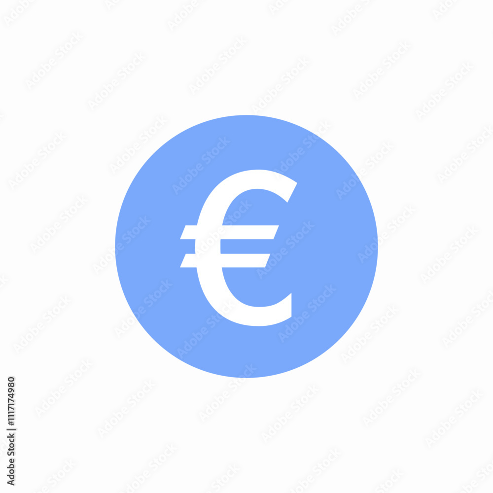 euro currency symbol icon sign vector euro currency symbol icon sign vector