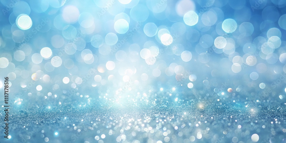 Abstract Blue Glitter Bokeh Background, bokeh, background