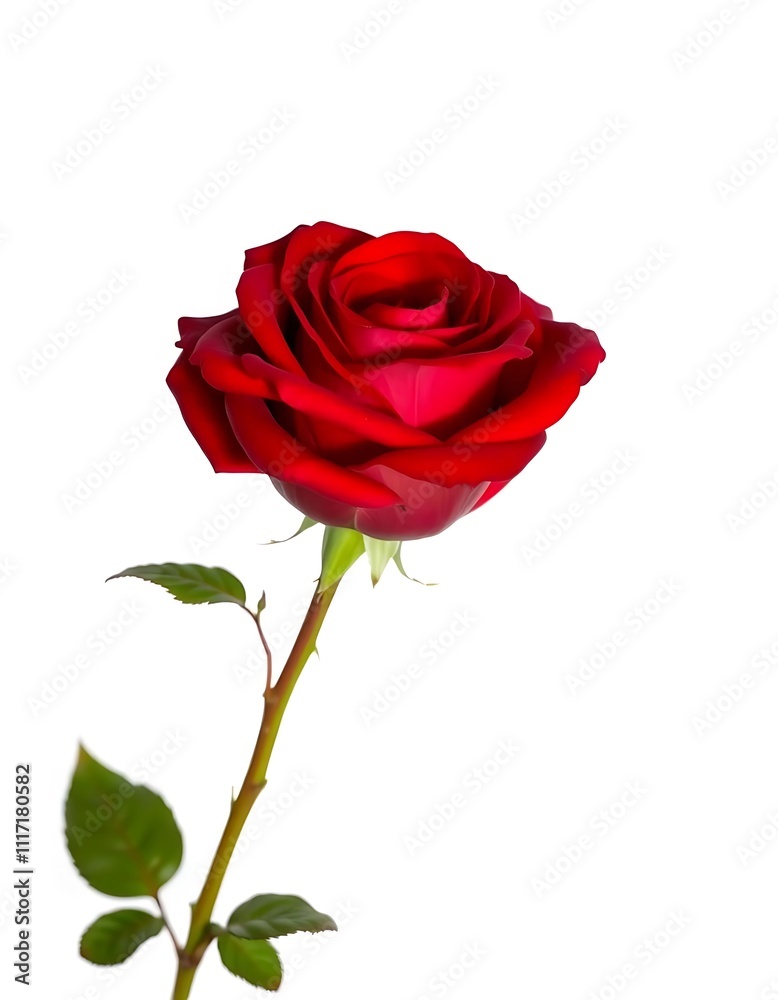 red rose isolated on white red rose isolated on white