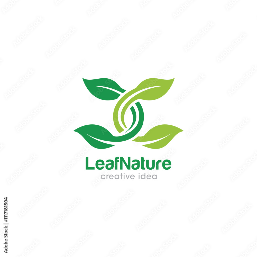 Leaf Creative Concept Logo Design Template Leaf Creative Concept Logo Design Template