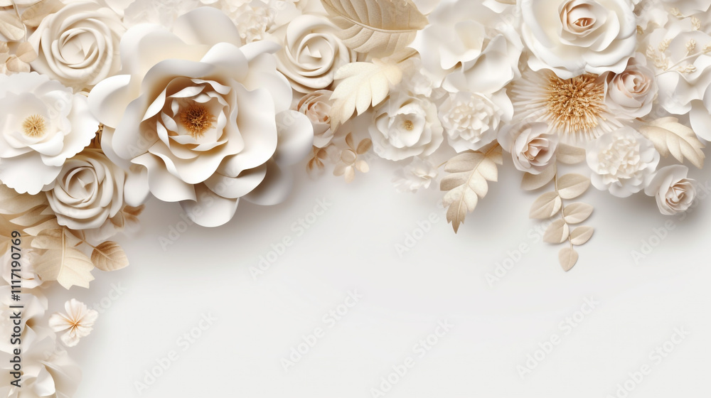 Elegant White Gold Floral Wedding Design on Marble Texture Background elegant, silver, white, sophisticated, luxury, background, modern, texture, pattern, art, wallpaper, vector, abstract,  
