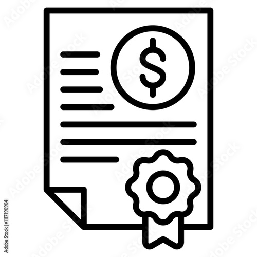 Licensing Fee icon