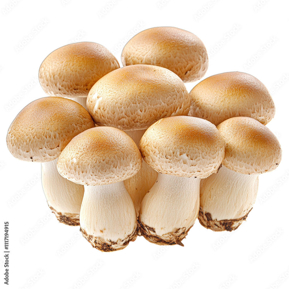 mushrooms isolated on white mushrooms isolated on white