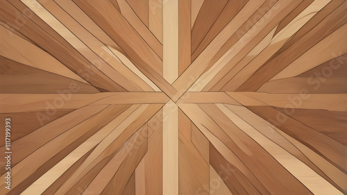 Wood pattern arrangement.Wooden parquet. Fragment of parquet floor.wooden wallpaper texture. brown triangle as background