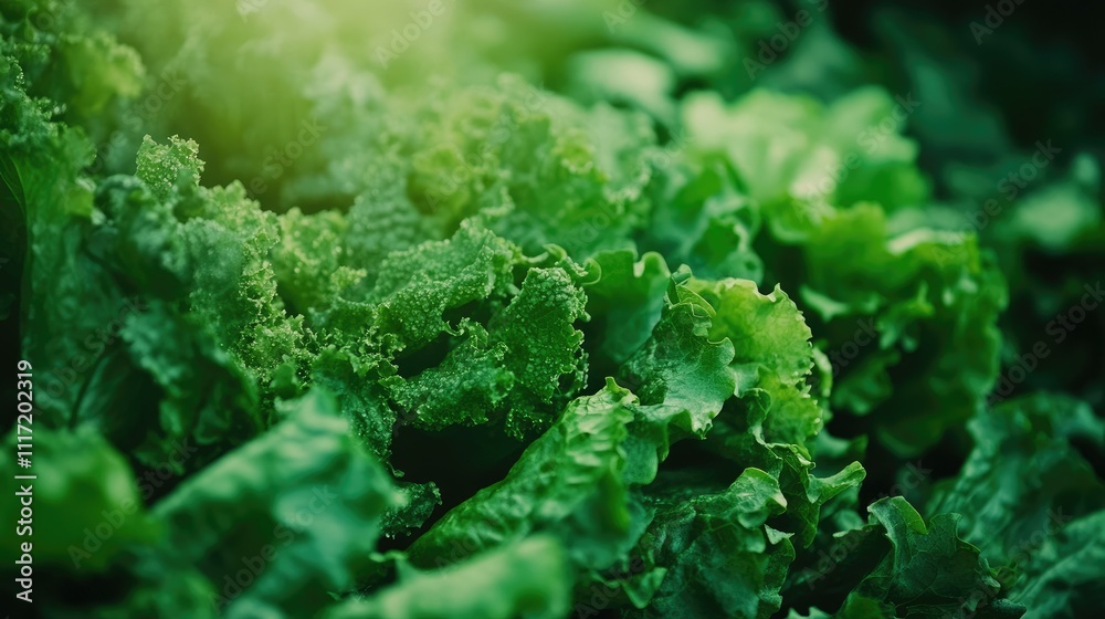 Close-up of fresh, vibrant green lettuce leaves showcasing their texture and color. Close-up of fresh, vibrant green lettuce leaves showcasing their texture and color.