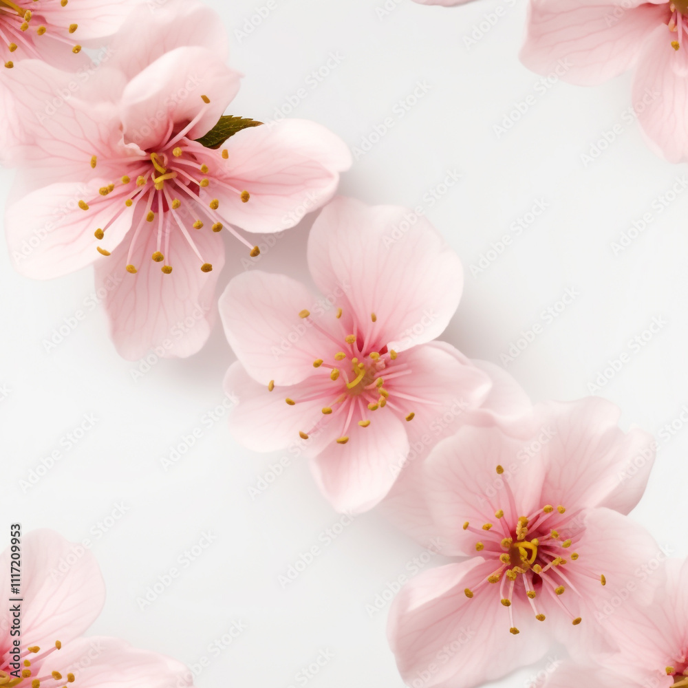 A beautiful arrangement of pink flowers on a white plate, perfect for decorating a table or using as a prop in photography cherry blossoms, seamless pattern, white background Cherry blossoms and saku
A beautiful arrangement of pink flowers on a white plate, perfect for decorating a table or using as a prop in photography cherry blossoms, seamless pattern, white background Cherry blossoms and saku