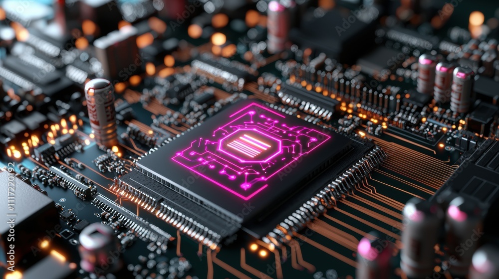 Exploring advanced chip technology microprocessor development laboratory digital design tech environment close-up view innovation insights