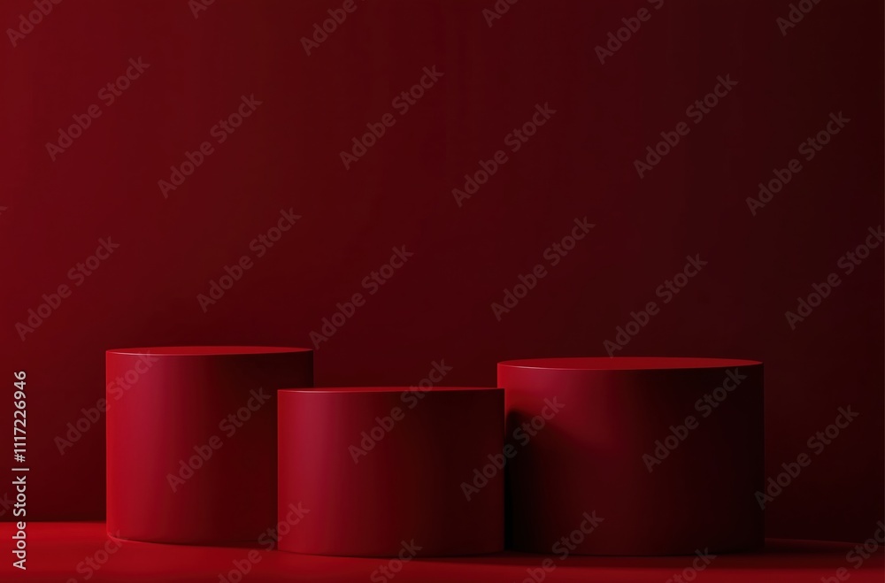 red background
