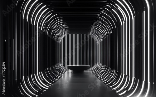 Wallpaper Mural abstract light tunnel
 Torontodigital.ca