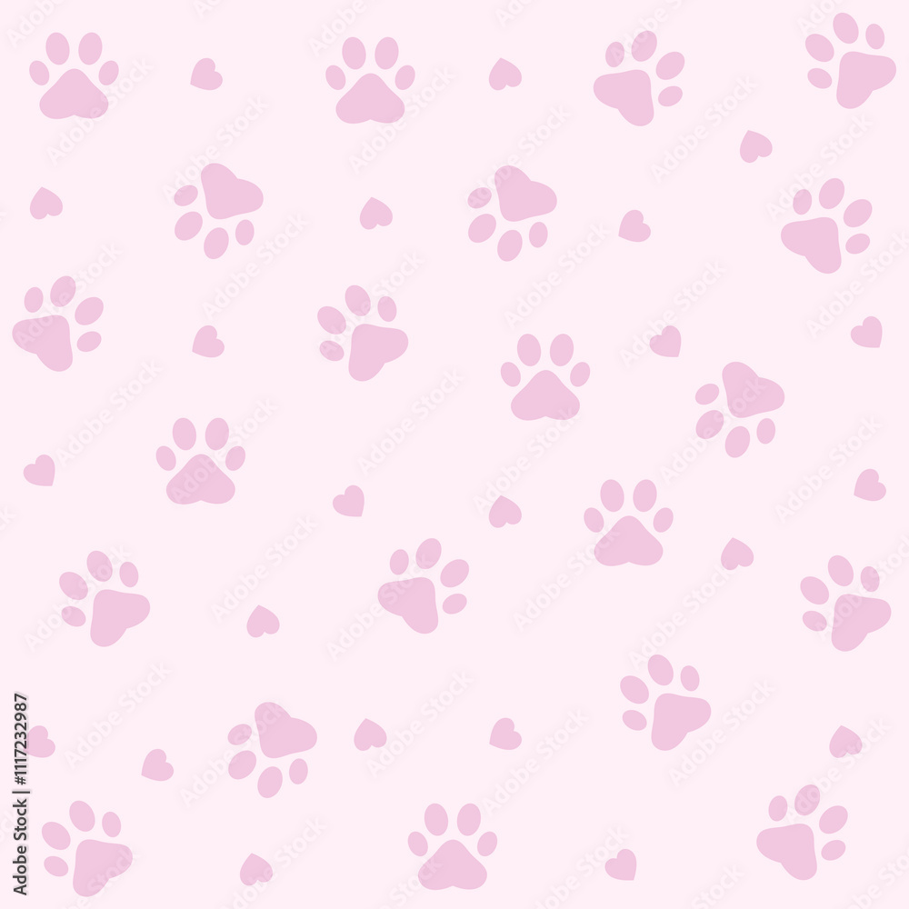 Paw print dog and cat Vector. footprint dog icon. Paw icon vector illustration.
Paw print dog and cat Vector. footprint dog icon. Paw icon vector illustration.