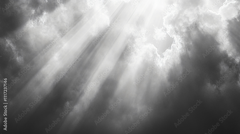 Abstract grayscale light rays with radiant effects and subtle gradients. Abstract grayscale light rays with radiant effects and subtle gradients.