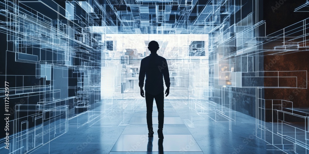 VR Architect Exploring Digital Building Design in 3D VR Architect Exploring Digital Building Design in 3D