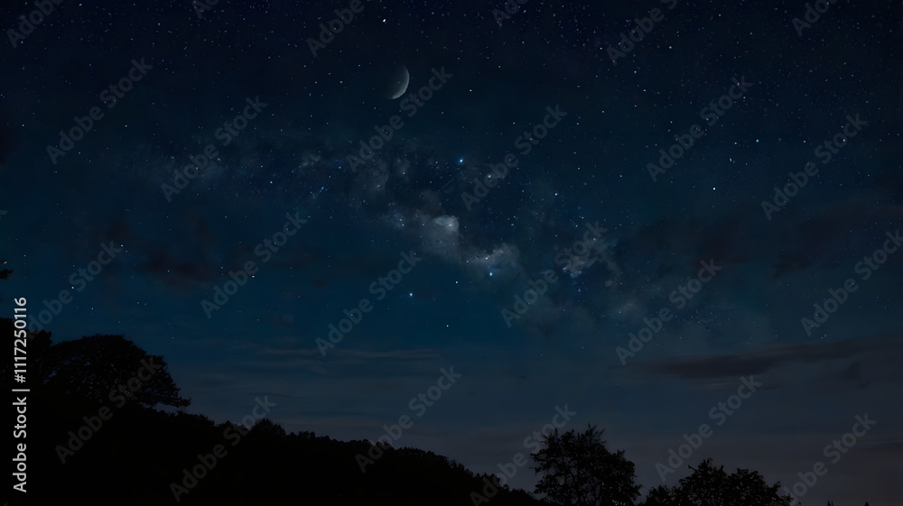 Naklejka premium sky with stars