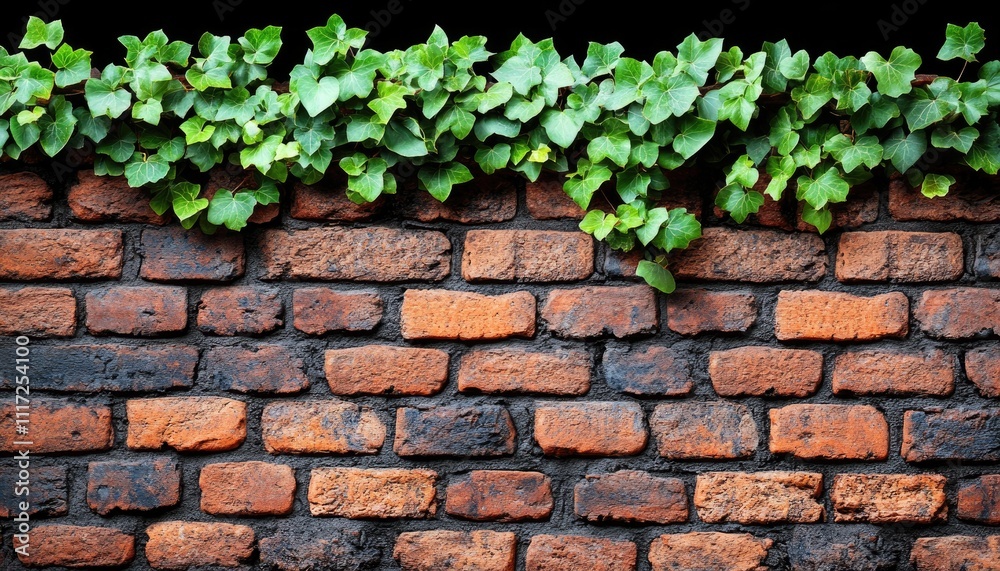 Green ivy vines climbing brick wall. Perfect for backgrounds, textures, and nature-inspired designs. Green ivy vines climbing brick wall. Perfect for backgrounds, textures, and nature-inspired designs.