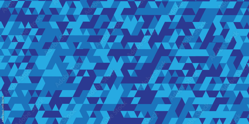 Abstract geometric blue, green seamless low polygon triangle texture wallpaper. Triangle shape retro wall grid pattern geometric ornament tile vector square element design. Abstract geometric blue, green seamless low polygon triangle texture wallpaper. Triangle shape retro wall grid pattern geometric ornament tile vector square element design.