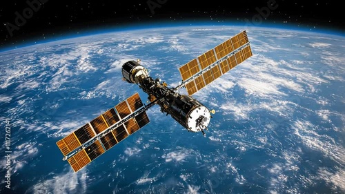 Ion power systems for satellites using advanced propulsion to maintain orbits and correct trajectories.