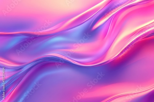 A soft, flowing abstract design with vibrant pink and purple hues.