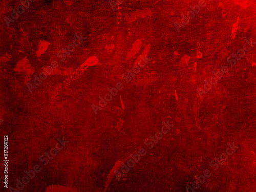 ホラーテクスチャ 不気味な壁 赤 油彩 絵の具
