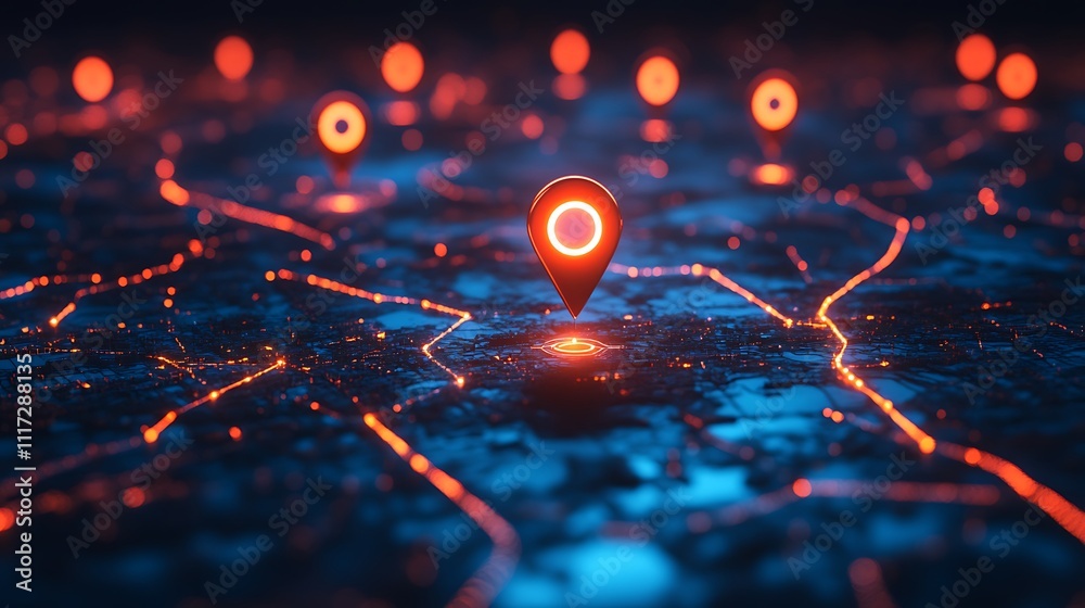 3d visualization of data mapping in digital network infographics 3d visualization of data mapping in digital network infographics