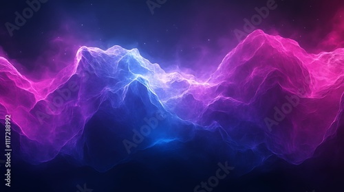 Wallpaper Mural A galactic gradient blending rich purples into deep blues, textured with fine digital noise and faint nebula-like patterns, glowing edges for a sci-fi cosmic feel, hd resolution. --ar 16:9 Torontodigital.ca