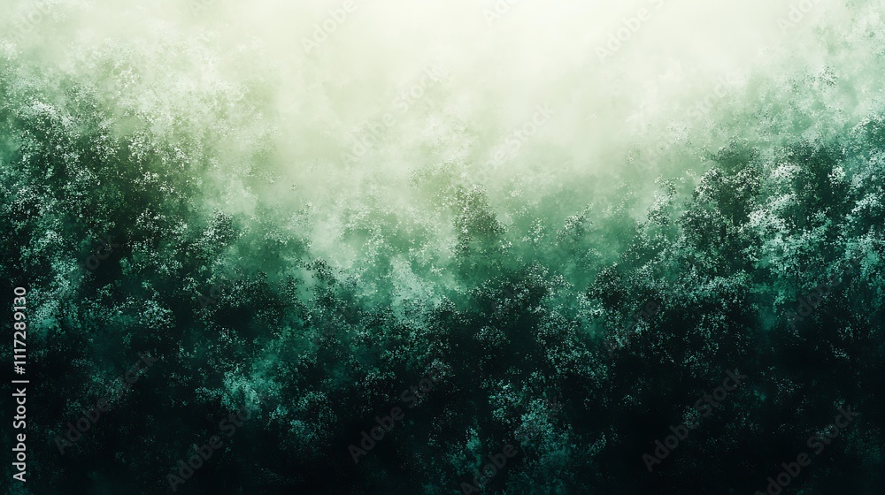 A gentle forest gradient blending mossy green into pale sage, textured with light speckled noise and illuminated softly for an earthy and serene aesthetic, crisp ultra hd quality. --ar 16:9 A gentle forest gradient blending mossy green into pale sage, textured with light speckled noise and illuminated softly for an earthy and serene aesthetic, crisp ultra hd quality. --ar 16:9