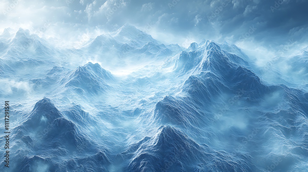 A luminous winter gradient blending glacier blue into frosted white, textured with subtle noise and soft glowing highlights, evoking a serene and icy winter ambiance, high-definition composition. A luminous winter gradient blending glacier blue into frosted white, textured with subtle noise and soft glowing highlights, evoking a serene and icy winter ambiance, high-definition composition.