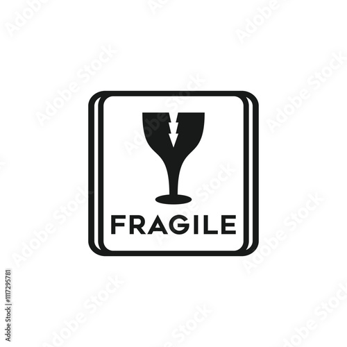 logo icon vector flat fragile