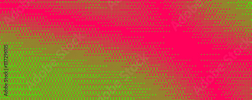 Pixel pattern background with bitmap game texture. Dotted dither vector red and green gradient bg. Abstract geometric noisy screen tone. Retro digital wallpaper