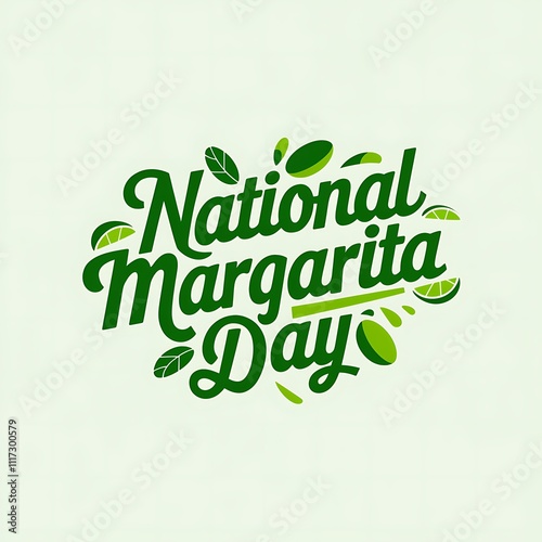 National Margarita Day Celebrated with Lime and Leaves