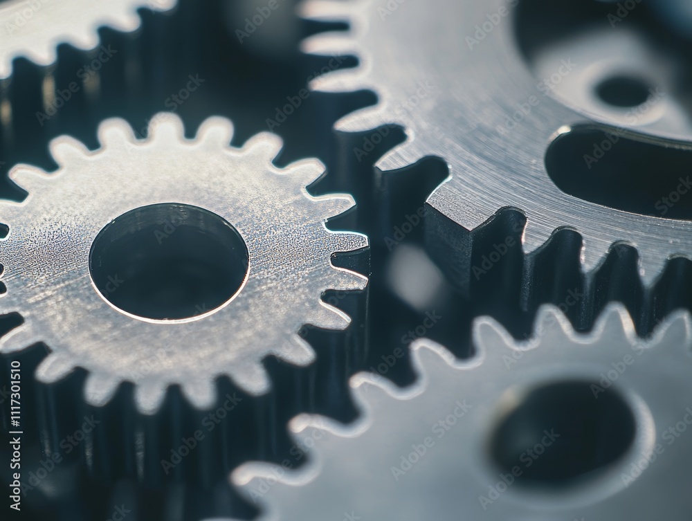 Intricate close up of automotive gears and cogs showcasing precision engineering and craftsmanship Intricate close up of automotive gears and cogs showcasing precision engineering and craftsmanship